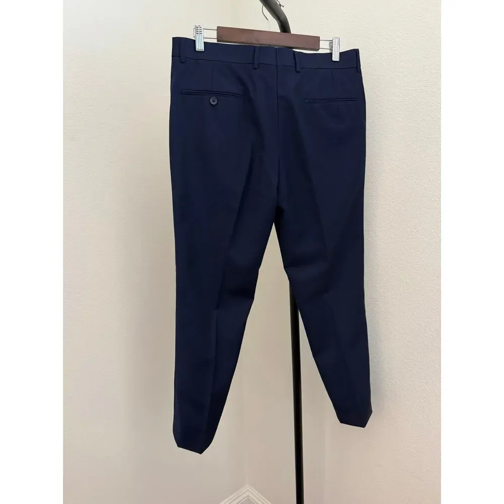 Giorgio Fiorelli 3 piece suit darky navy blue 40S euro slim